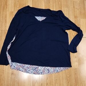 Ezra mixed panel top sz 2XL